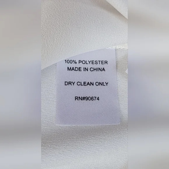 Boston Proper Button Up Blouse Women's 16 Cream Lightweight Oversized NWOT - Picture 10 of 10